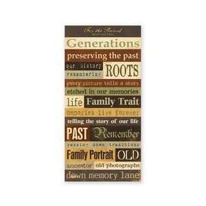   Collection   Cardstock Pieces   Archive   Words and Titles (6 Pack