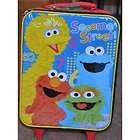   Kids Rolling Luggage Bag w/ Handle  Cookie  Big Bird  Elmo  Oscar