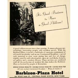 Barbizon Plaza Hotel Vacation Lodgings Pond Central Park New York City 