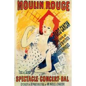  MOULIN ROUGE PARIS CONCERT BALL FRENCH THEATER SHOW BY CHERET SMALL 