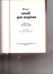 ALL ABOUT SMALL GAS ENGINES   Jud Purvis   #55485  