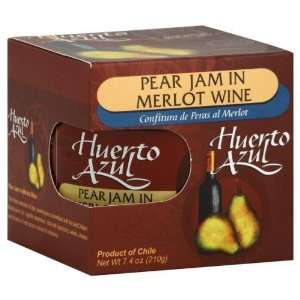 Dolisos Jam Pear In Merlot Wine 7.4 OZ (Pack of 6)  