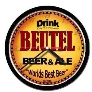  BEUTEL beer and ale cerveza wall clock 