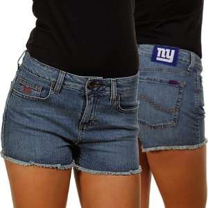  New York Giants Ladies Tight End Jean Shorts Sports 