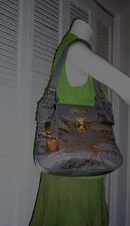 Ed Hardy Gray Tigresse Talia Shoulder Handbag NWT  