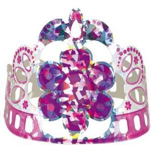    Lets Party By Amscan Glitzy Girl Prismatic Tiaras 