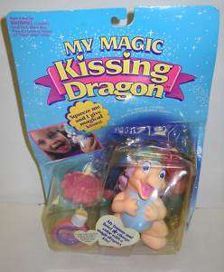 RARE Vintage Galoob My Magic Kissing Dragon Tickles  