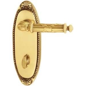   Bronze   3 3/8 Center Privacy Deadbolt with Thu