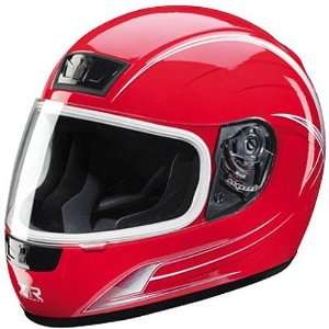   Adult Sports Bike Racing Motorcycle Helmet   Red / Large Automotive