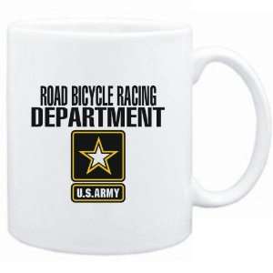  Mug White  Road Bicycle Racing DEPARTMENT / U.S. ARMY 