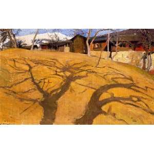 Hand Made Oil Reproduction   Ernest Bieler   32 x 20 inches   Mountain 