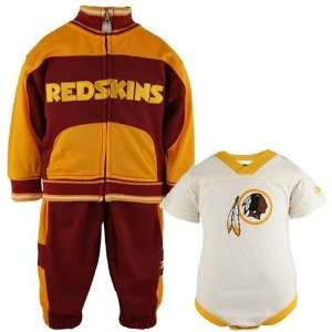   Redskins Burgundy Infant Three Piece Warm Up Suit