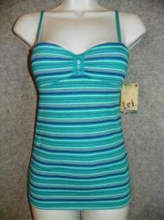 NWT LEI Juniors Tank Top with Built in Bra Cami XS  