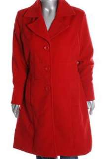 Dollhouse NEW Plus Size Red Pea Coat Wool Sale Jacket 2X  