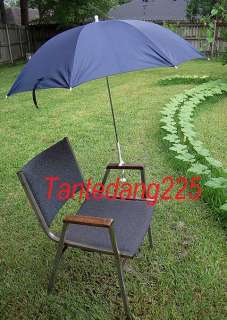 Clamp On Umbrella Clip to Chair Picnic Beach Shade NEW  