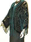 After Dark Sheer Dress Cover Duster Beads Beaded 10  