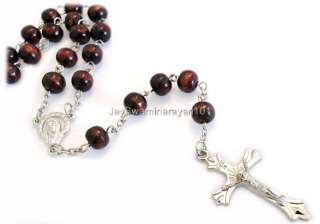 Wooden Rosary Beads Rosaries Mans Necklace 30 Long  