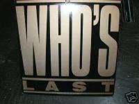 The Who/ Whos Last/ MCA/ Cdn/ 1984/ 2 Records/ NM   