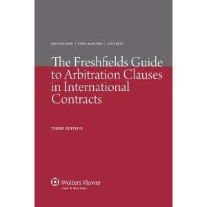  The Freshfields Guide to Arbitration and ADR, Clauses in 