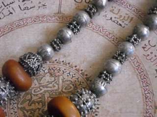 Antique Ethnic Middle Eastern Necklace, nice contrast of antique 