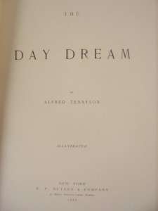 THE DAY DREAM FINE BINDING Alfred Tennyson 1886 1ST ED  