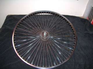 26 72 sp CHROME FRONT WHEEL LOW RIDER BIKE BICYCLE  