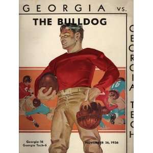 Georgia Bulldogs   vs. Georgia Tech   30x40 Plank Wood Sign  