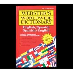  WEBSTER Jumbo 320 Pg. Spanish English Dictionary, Case 