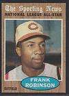1962 TOPPS SPORTING NEWS ALL STAR FRANK ROBINSON EX+ RE