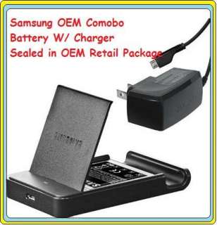 OEM SAMSUNG BATTERY+EXTERNAL CHARGER STAND FOR GALAXY S2 SII i777 AT&T 