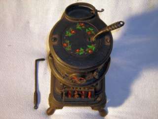 Antique Spark Railroad Mini Cast Iron Pot Belly Stove Salesman Sample 