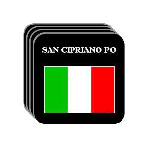 Italy   SAN CIPRIANO PO Set of 4 Mini Mousepad Coasters 