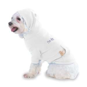  Im shy Hooded (Hoody) T Shirt with pocket for your Dog or 