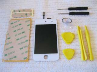   Gen LCD Digitizer Assembly WHITE   touch screen 4 display glass  