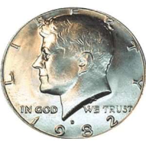  1982 D Uncirculated Kennedy Half Dollar 