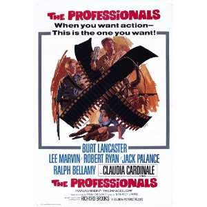  The Professionals (1966) 27 x 40 Movie Poster Style A 