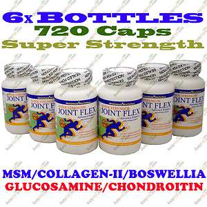 Glucosamine+Chondroitin+MSM+Collagen II+Boswellia Joint Flex 