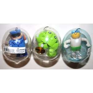   with Plastic Egg Banks, Swimmer, Soldier and Green Caterpillar (1 Set