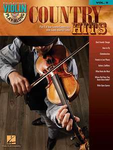 Country Hits Violin Play Along Sheet Music Song Book CD  