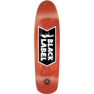  Black Label Og Ant Skateboard Deck   8.75 Blacklight 