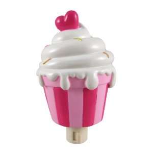  Sweet Little Cupcake Nite Lite with Sprinkles/Heart Candy 
