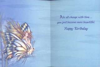 Jody Bergsma CHRYSALIS Fairy Butterfly Matted Art Card  