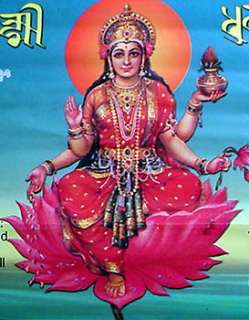 Hindu goddess of wealth ~ MA LAXMI ~ pure dhoop incense  