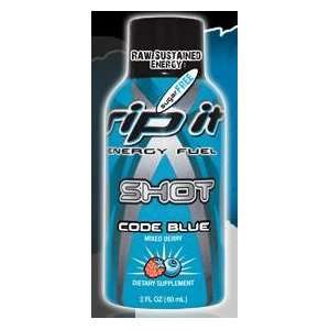 Rip It Energy Shot Code Blue Mixed Berry Grocery & Gourmet Food