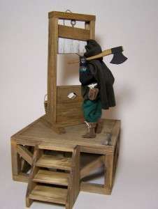 The Executioner   ooak medieval 12th scale dollhouse figure art doll 
