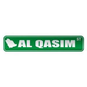     AL QASIM ST  STREET SIGN CITY SAUDI ARABIA