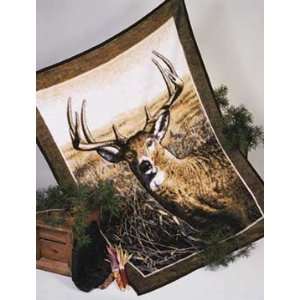 Last Look Deer Hautman Brothers Decora Blanket/Throw  