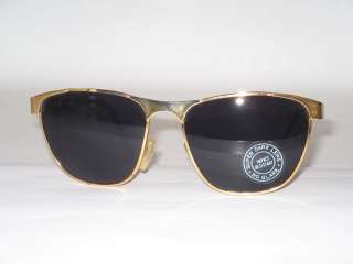 Cool vintage superdark golden 80s sunglasses, Taiwan  