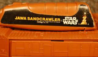 JAWA SANDCRAWLER Vintage 1979 Star Wars Action Figure Vehicle w/Remote 