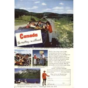   1951 Canada So Exciting.so different Vintage Ad